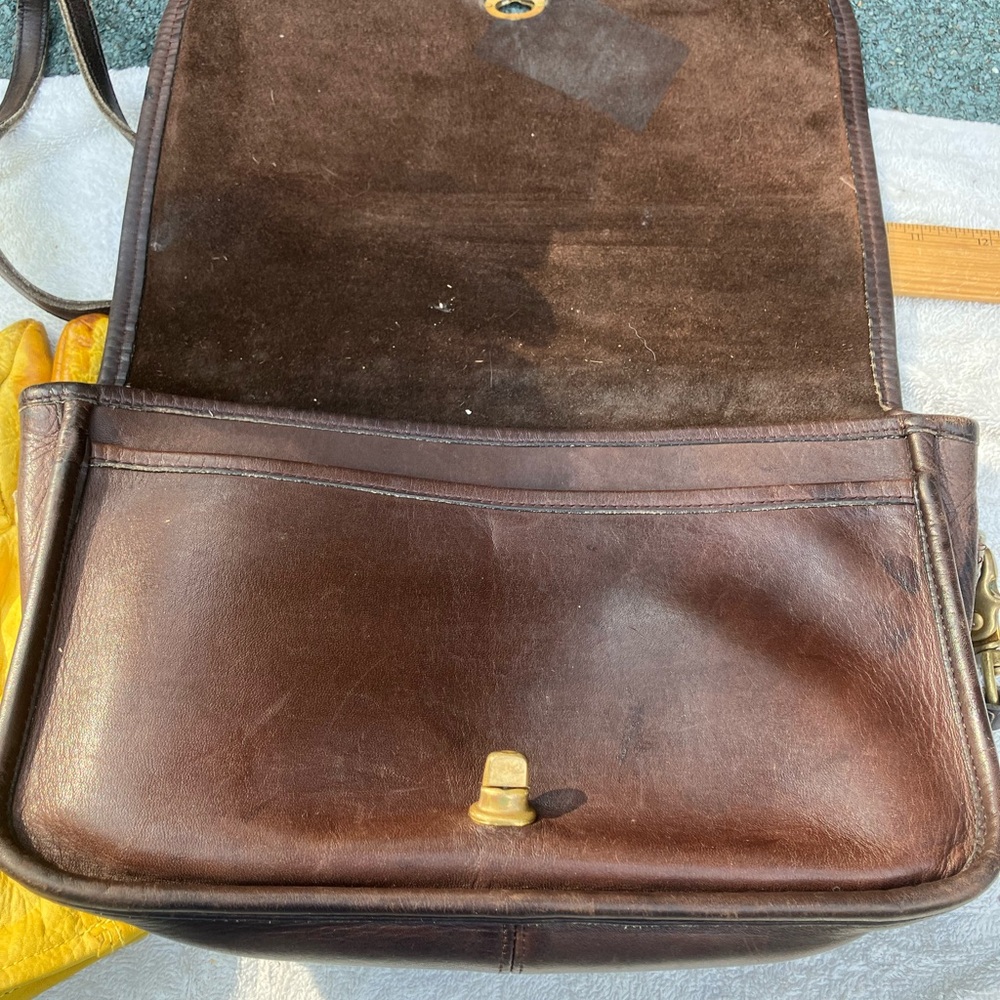 Coach Brown Leather Crossbody Bag